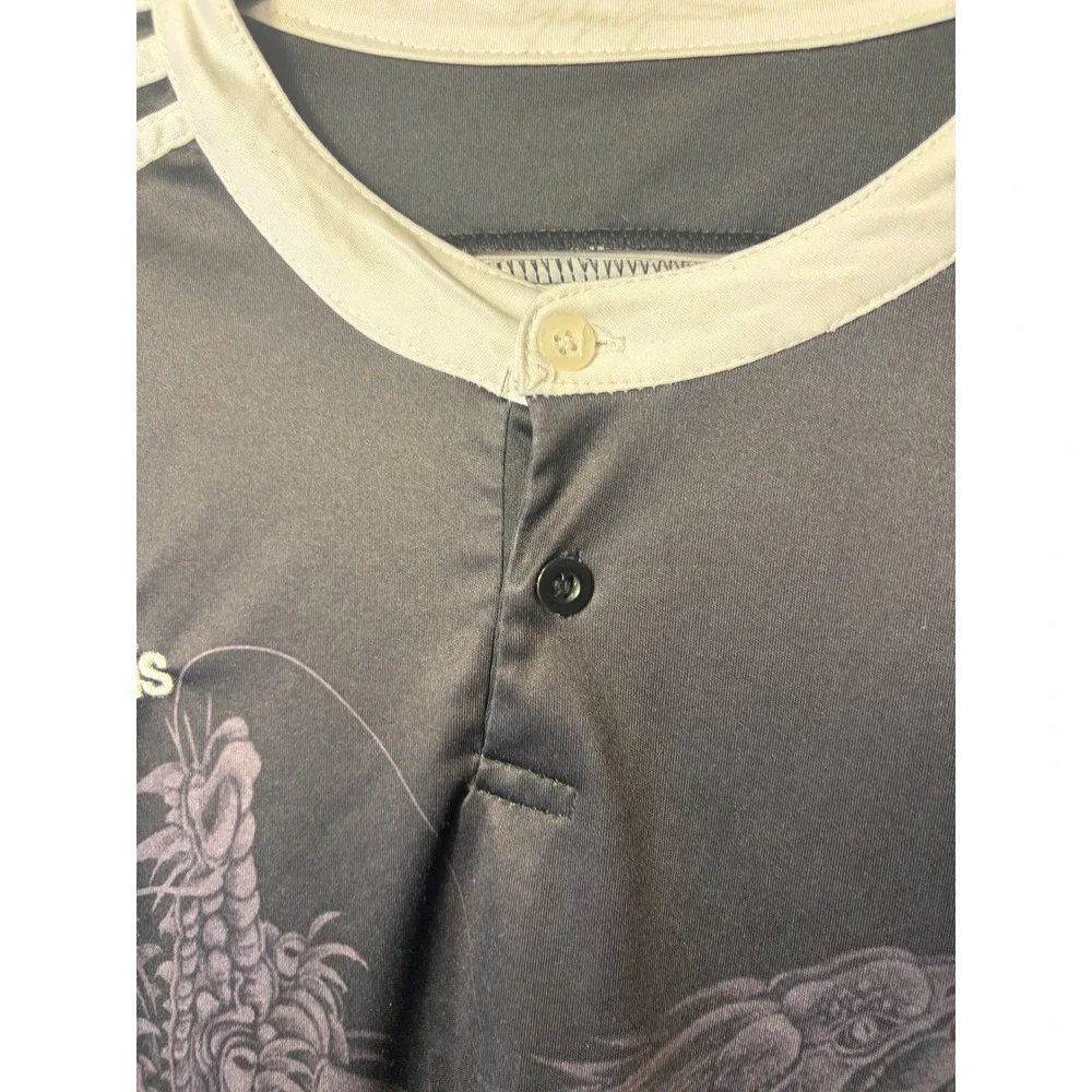 Adidas x Yohji Yamamoto Real Madrid Dragon Graphic Jersey Shirt Size L Black
